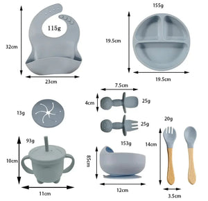 Infant Self-Feeding Silicone Set Rberyl