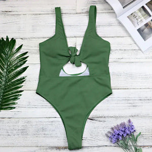 Chic Hollow Backless Swimsuit Rberyl
