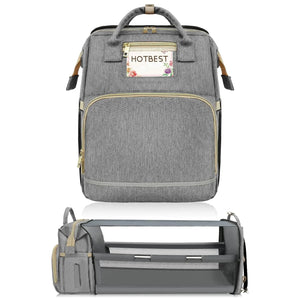 HOTBEST Backpacks Gray with Shade Cloth Rberyl