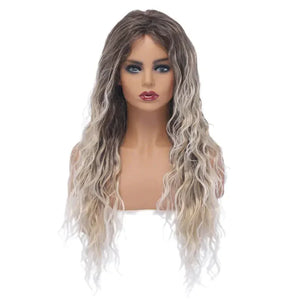 Glamorous Long Blonde Gradient Wig Rberyl