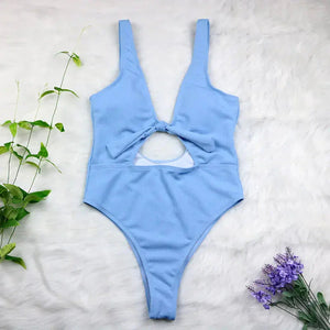 Chic Hollow Backless Swimsuit Rberyl