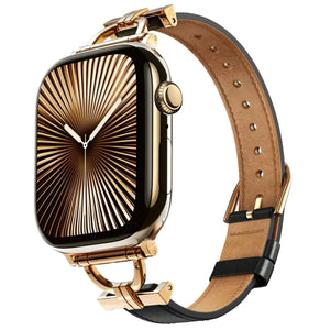 OMECKY Chic Leather Strap for Apple Watch Rberyl