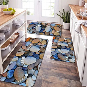 3D Stone Illusion Mat for Home & Bath Rberyl