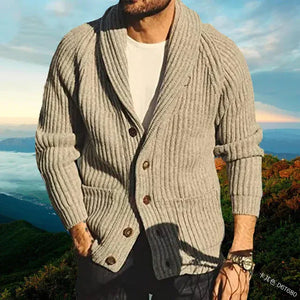 Men's Classic Knit V-Neck Sweater Rberyl