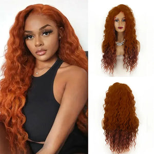 Glamorous Long Blonde Gradient Wig Rberyl