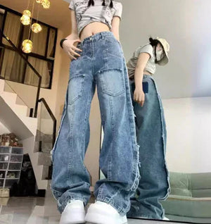 Chic American Denim Overalls Rberyl
