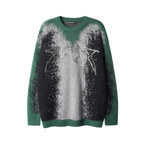 Urban Hip Hop Couples' Knit Pullover Rberyl