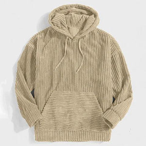 Corduroy Essential Men's Hoodie Rberyl