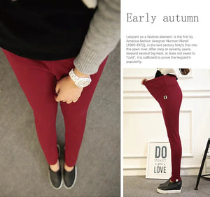 Cozy Maternity Winter Leggings Rberyl