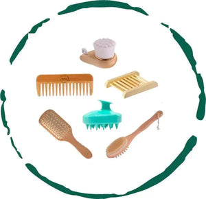Eco-Friendly Bath Combo, 6-Piece Set Rberyl
