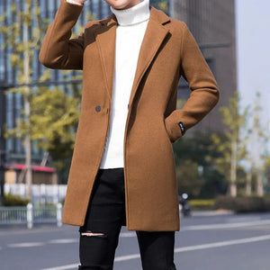 Fiorinni Slim Fit Men's Overcoat - Elegant Winter Wear Rberyl