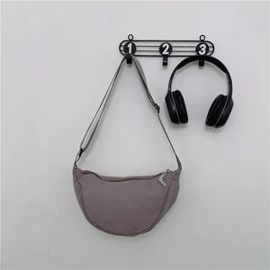 Chic Nylon Color-Block Shoulder Bag Rberyl