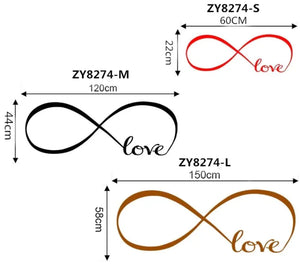 Chic Love Geometric Wall Sticker Rberyl