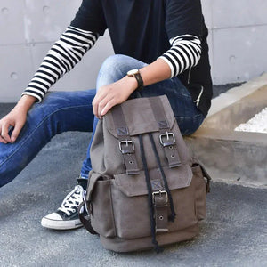 Urban Trek Unisex Canvas Backpack Rberyl