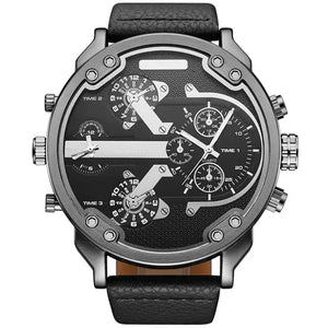 Oulm Dual Zone Luxury Men's Watch Rberyl
