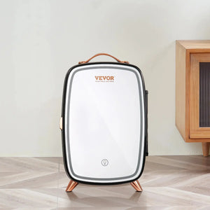 Compact Beauty Cooler with LED Mirror Rberyl