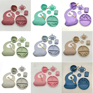 Infant Self-Feeding Silicone Set Rberyl