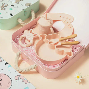 Sheep Silicone Baby Dinner Set Rberyl