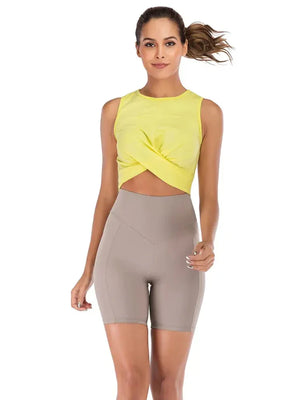 Seamless Comfort Yoga Shorts - 5-Inch Quick-Dry Rberyl
