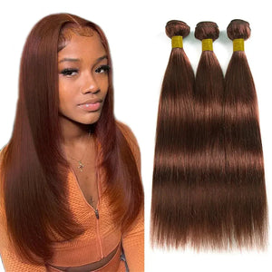 Auburn Brazilian Virgin Hair Bundles Rberyl
