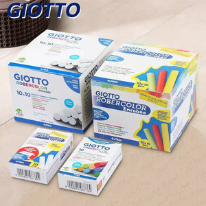 Giotto 100-Piece Vibrant Dust-Free Chalk Set Rberyl