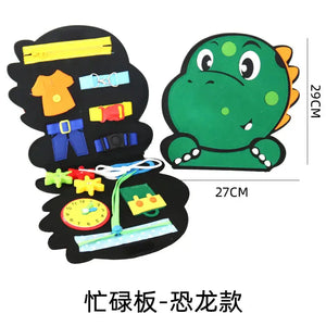 Montessori Dress Up Felt Board for Toddlers Rberyl