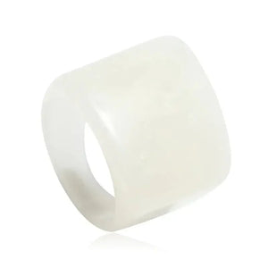 Classic Geometric Acrylic Ring Rberyl