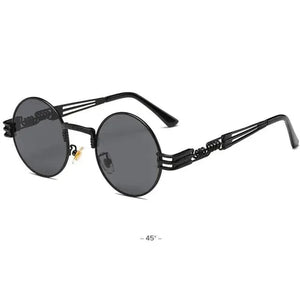 Chic Metal Round Frame Sunglasses Rberyl