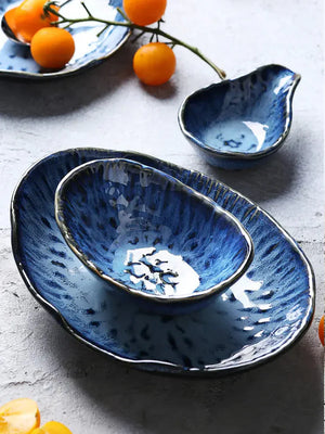 Artisan Porcelain Tableware Dish Rberyl
