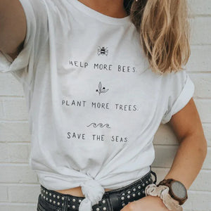 EcoAdvocate Bee & Tree Tee Rberyl