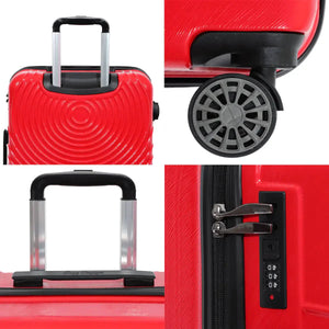 Biggdesign Cats Suitcase Luggage, Red, Medium Rberyl