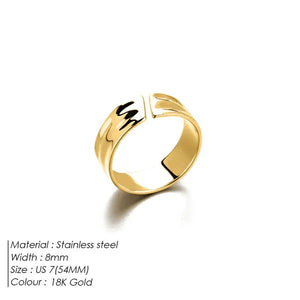 Artistic Concave-Convex Ring Rberyl