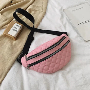 Chic PU Leather Waist & Shoulder Bag Rberyl