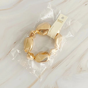 Golden Geo Stretch Bracelet Rberyl
