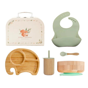 Sheep Silicone Baby Dinner Set Rberyl