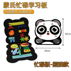 Montessori Dress Up Felt Board for Toddlers Rberyl