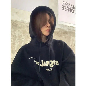 Casual Grey Hoodie for Women Rberyl