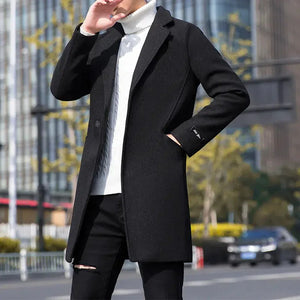 Fiorinni Slim Fit Men's Overcoat - Elegant Winter Wear Rberyl