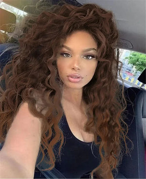 Glamorous Long Blonde Gradient Wig Rberyl