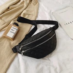Chic PU Leather Waist & Shoulder Bag Rberyl