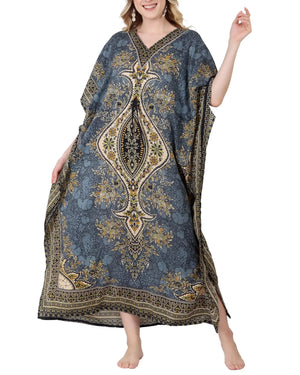 Tengru Maxi Dashiki Caftan for Women Plus Size Rberyl