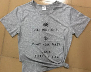 EcoAdvocate Bee & Tree Tee Rberyl