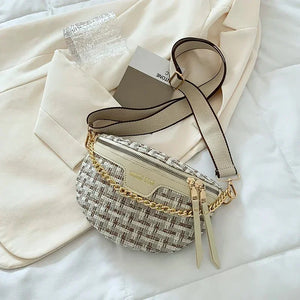 Chic Knitted Waist Packs for Women Rberyl