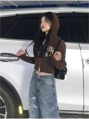Women's Casual Oversized Denim Jeans Rberyl