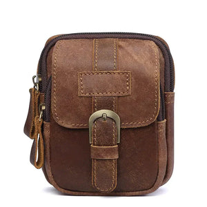 Vintage Leather Men's Waist Pack Rberyl
