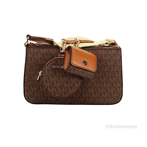 Michael Kors Jet Set Tech Crossbody in Brown Rberyl