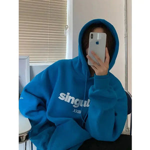 Casual Grey Hoodie for Women Rberyl