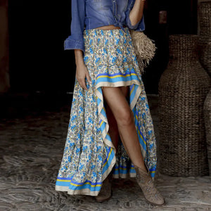 Chic Floral Beach Skirt for Women Rberyl