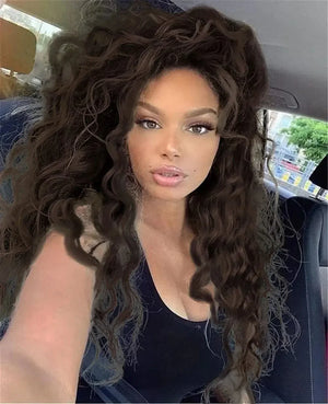 Glamorous Long Blonde Gradient Wig Rberyl
