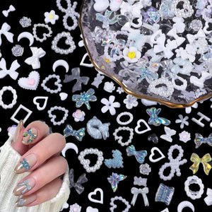 200Pcs Ultimate 3D Nail Charm Collection Rberyl